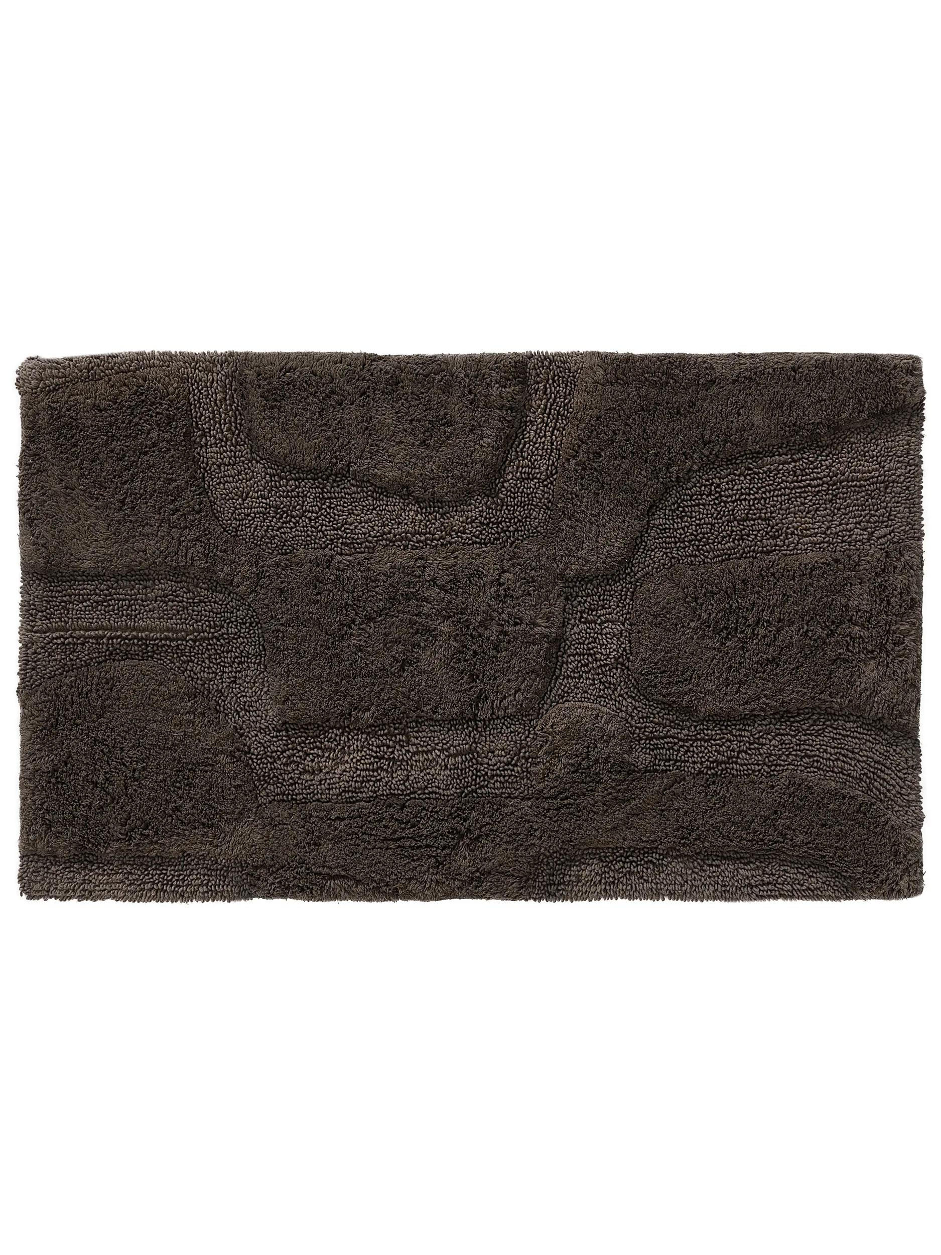 BADEMATTE Nehir Grau 70x120 cm - Grau, Naturmaterialien/Textil (70/120cm) - benuta Nest