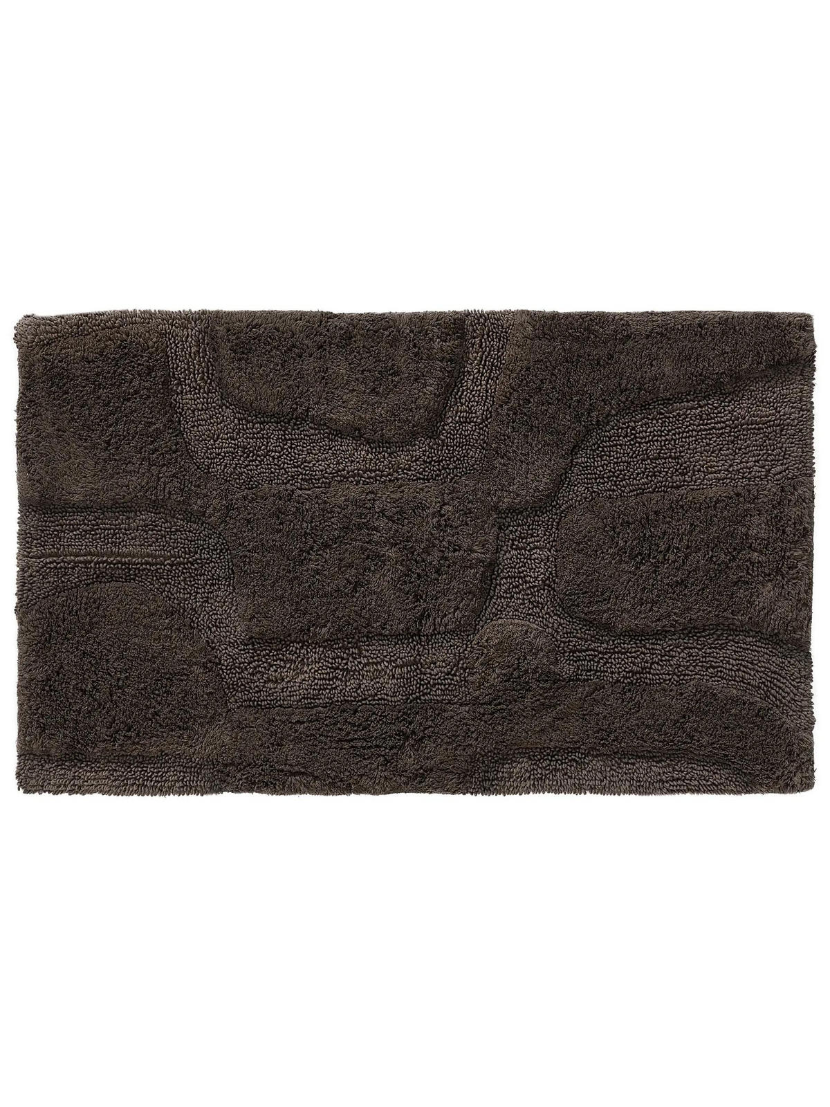 BADEMATTE Nehir Grau 70x120 cm - Grau, Naturmaterialien/Textil (70/120cm) - benuta Nest