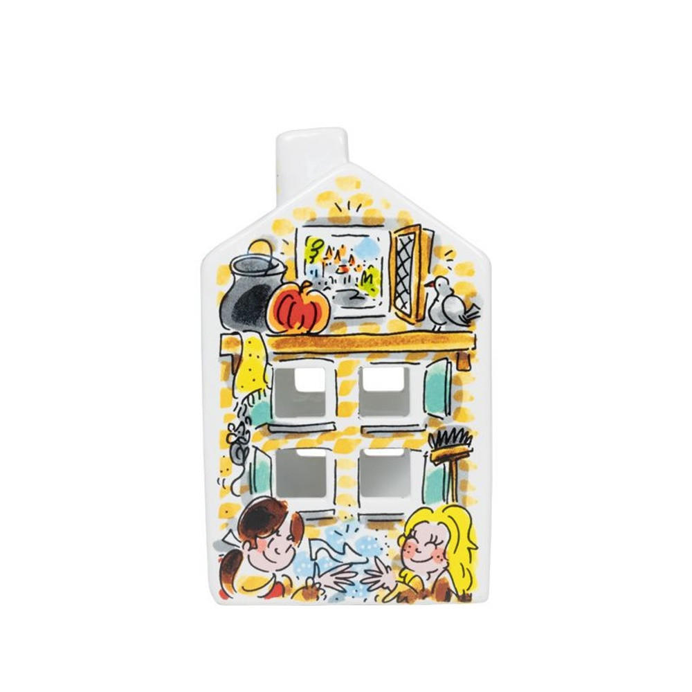 TEELICHTHALTER Aschenputtel in Bunt - 14,5cm - Multicolor, Keramik (8.5/14.5/8.3cm) - Blond Amsterdam