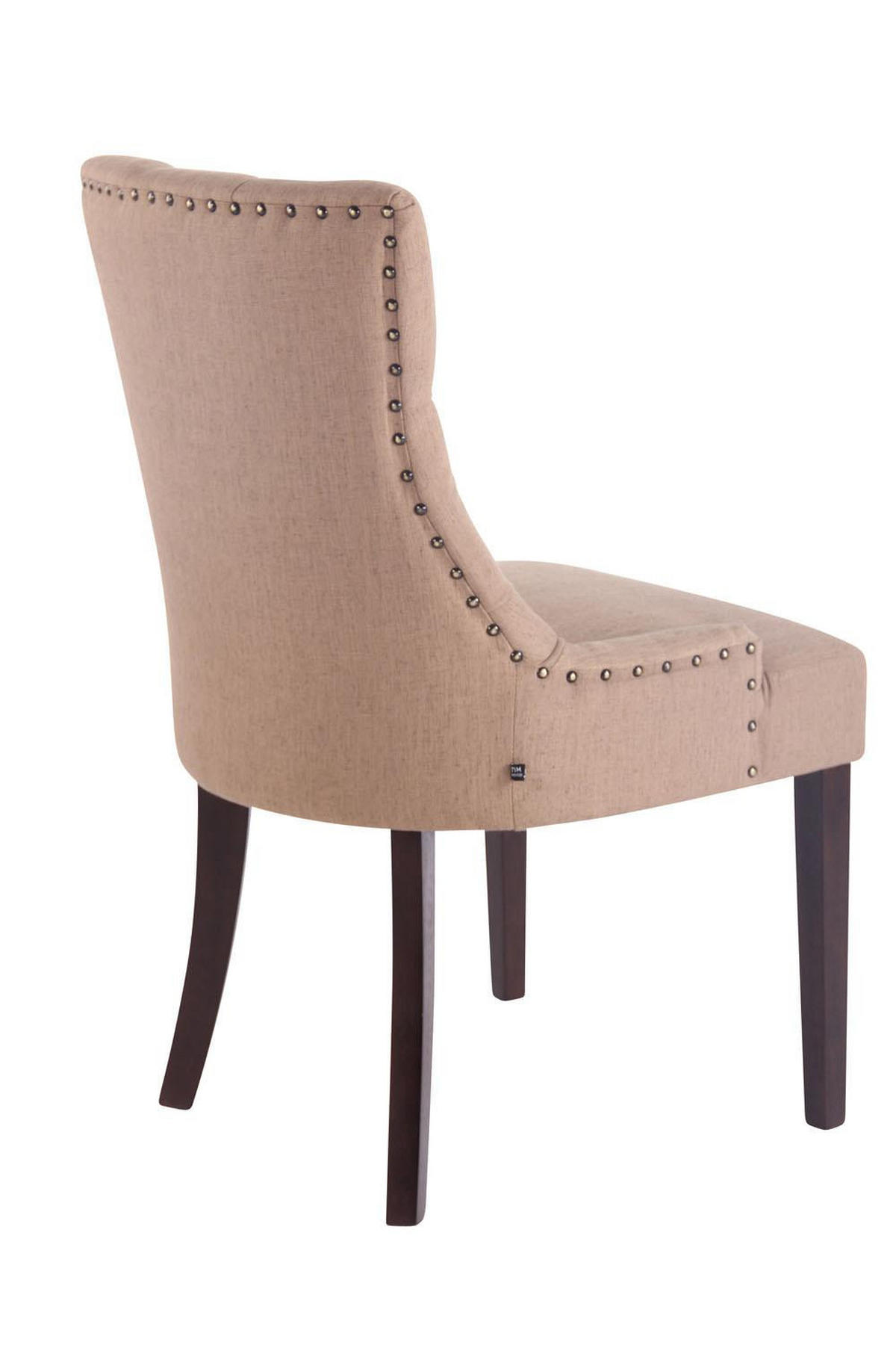 WOHNZIMMERSTUHL Stoff taupe - Taupe, Holz/Textil (55/92/58cm) - CLP