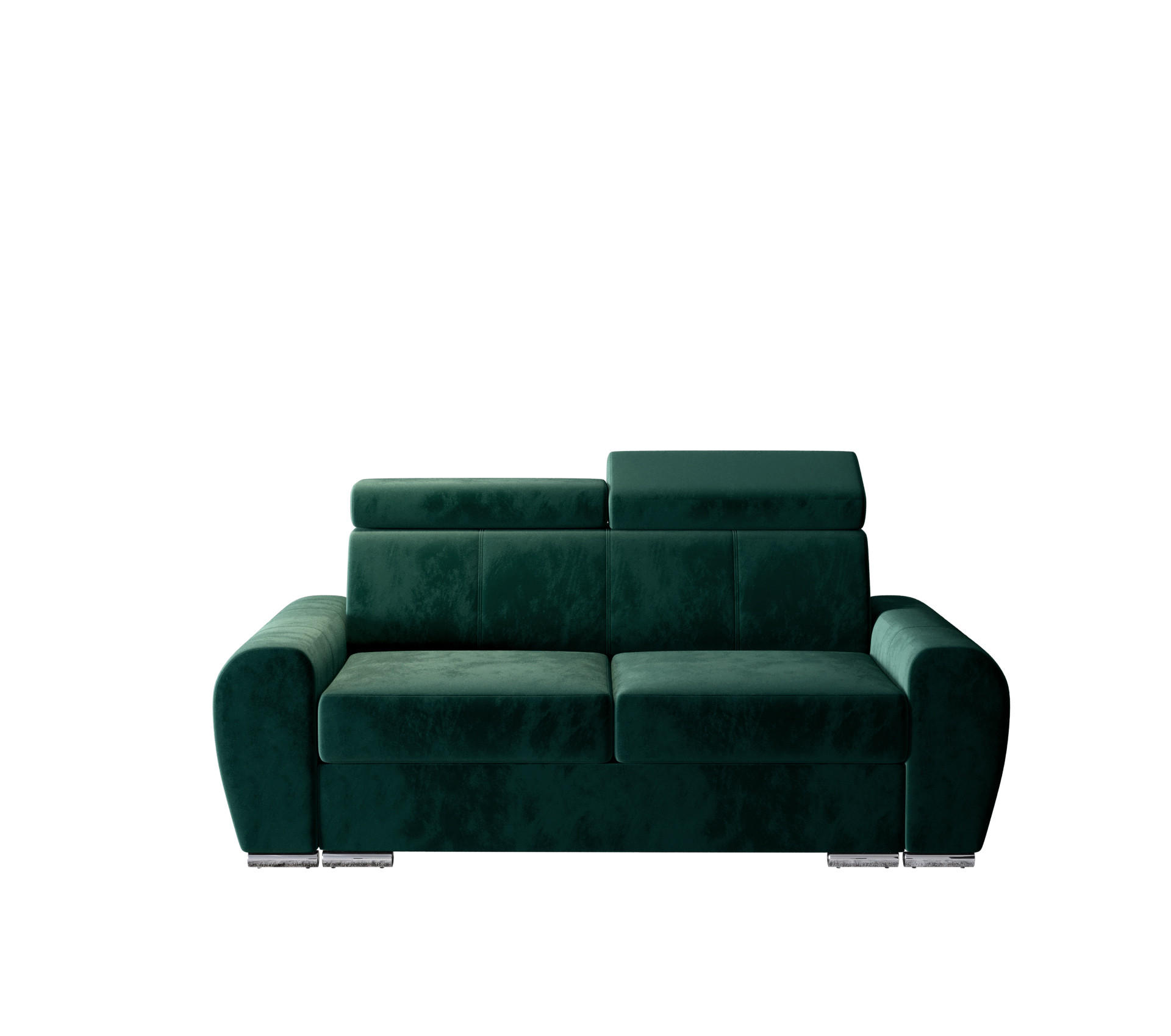 SCHLAFSOFA APOLLO, mit Schlaffunktion und Bettkasten, Farbe: Grün, Kunstleder - Grün, Textil (178/96/99cm) - O-Sofa