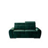 SCHLAFSOFA APOLLO, mit Schlaffunktion und Bettkasten, Farbe: Grün, Kunstleder - Grün, Textil (178/96/99cm) - O-Sofa