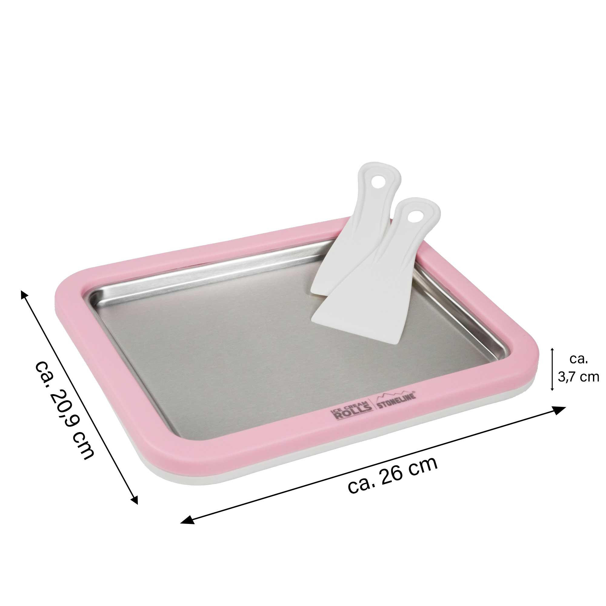 ICE-CREAM-ROLLS-MAKER ROSA - Rosa, Metall - Stoneline