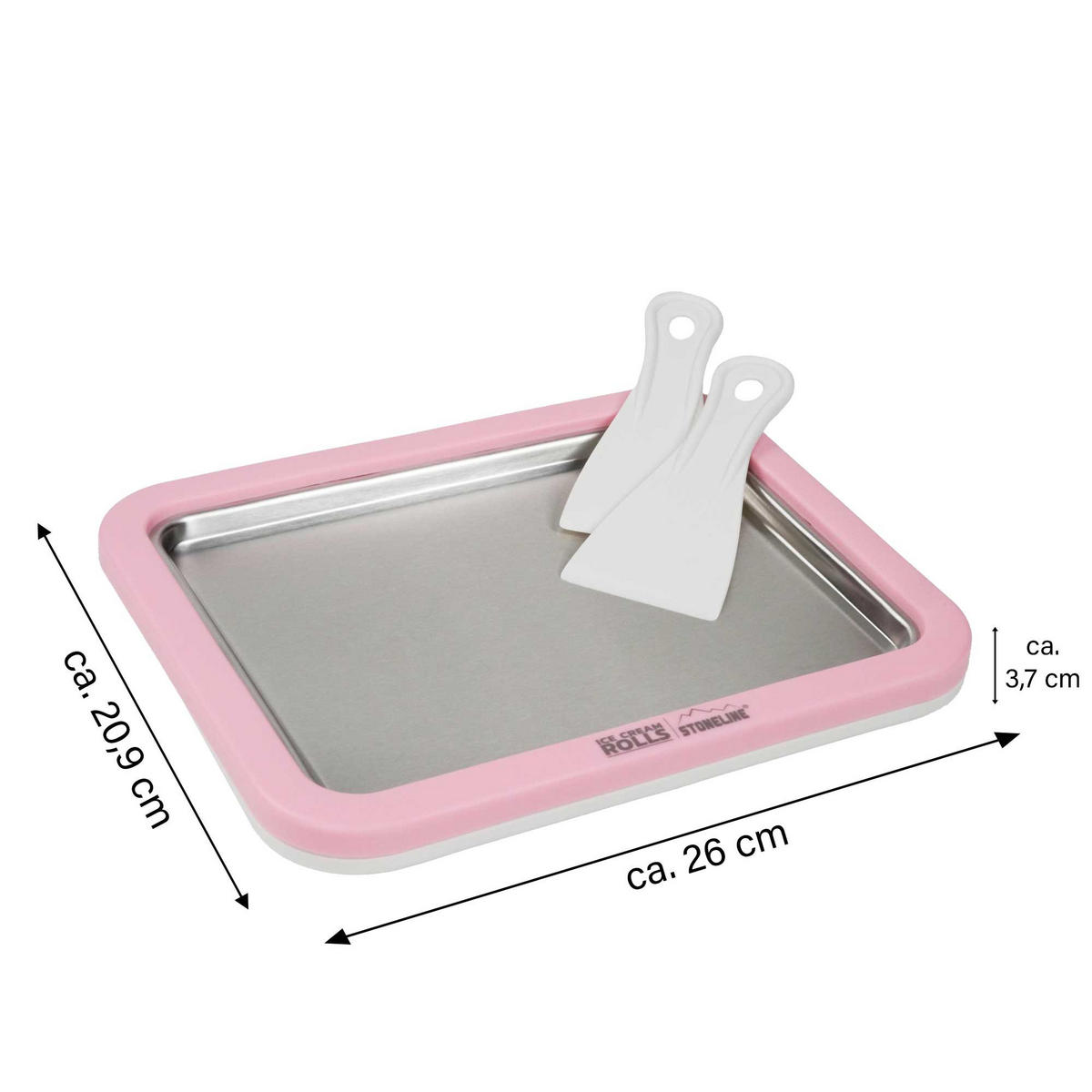 ICE-CREAM-ROLLS-MAKER ROSA - Rosa, Metall - Stoneline