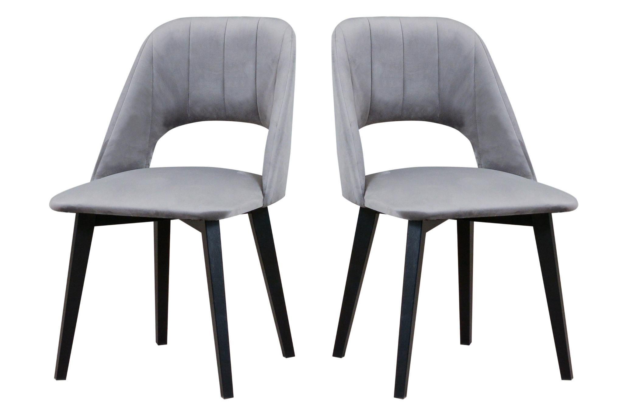 Leaf Design Stuhl Schwarz, Grau 48x83x47 cm