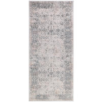 TEPPICHLÄUFER VALLEY hellgrau vintage 80/300 cm - Hellgrau, Textil (80/300cm) - Tapiso