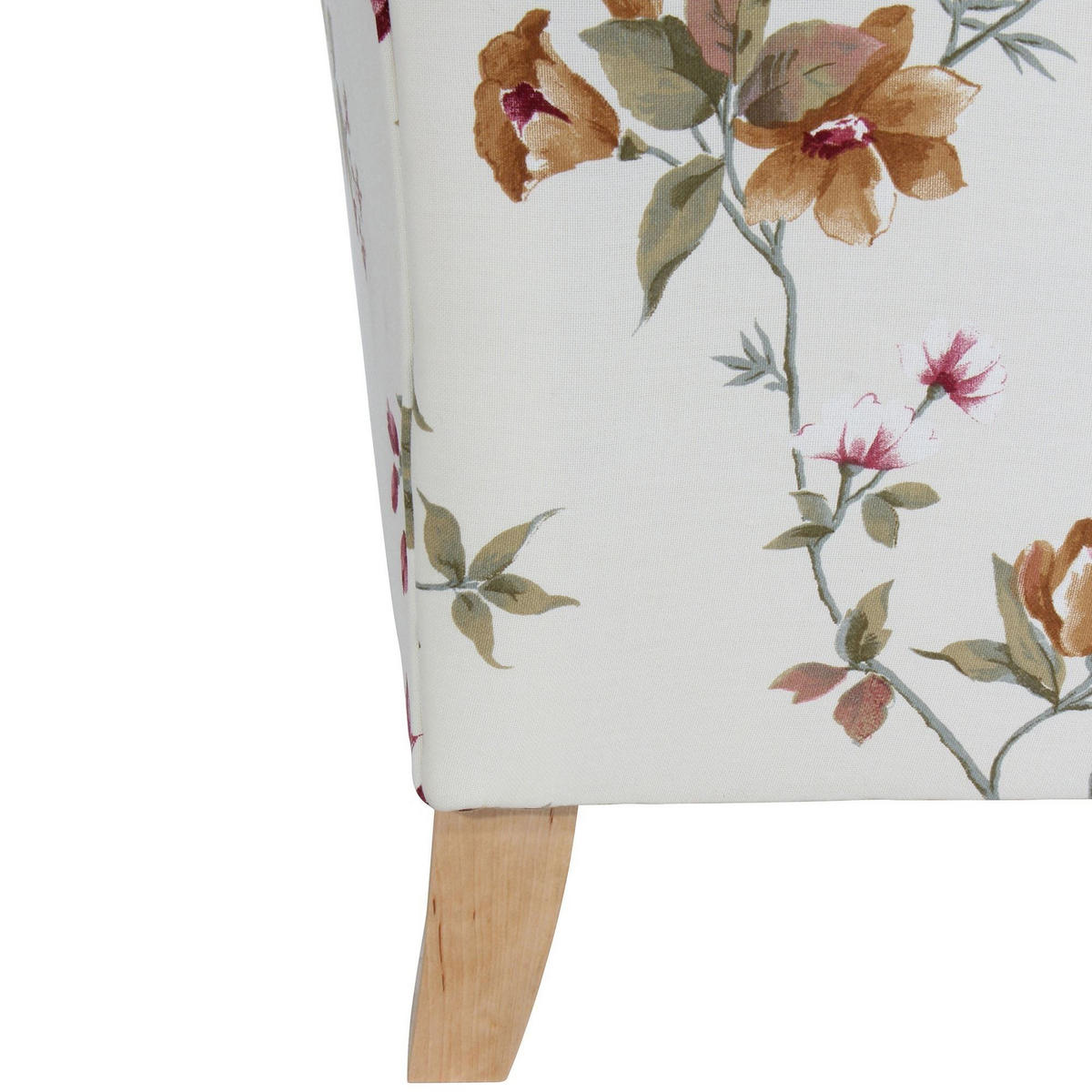 OHRENSESSEL Karlen Bezug Flachgewebe Buche natur / weiß - Buchefarben/Naturfarben, Kunststoff (86/103/77cm) - 58aufmkessel