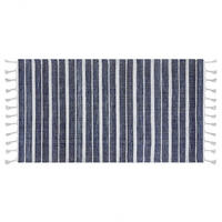 OUTDOOR-TEPPICH Bademli 150/80 cm - Blau, Kunststoff (80/150cm) - Beliani