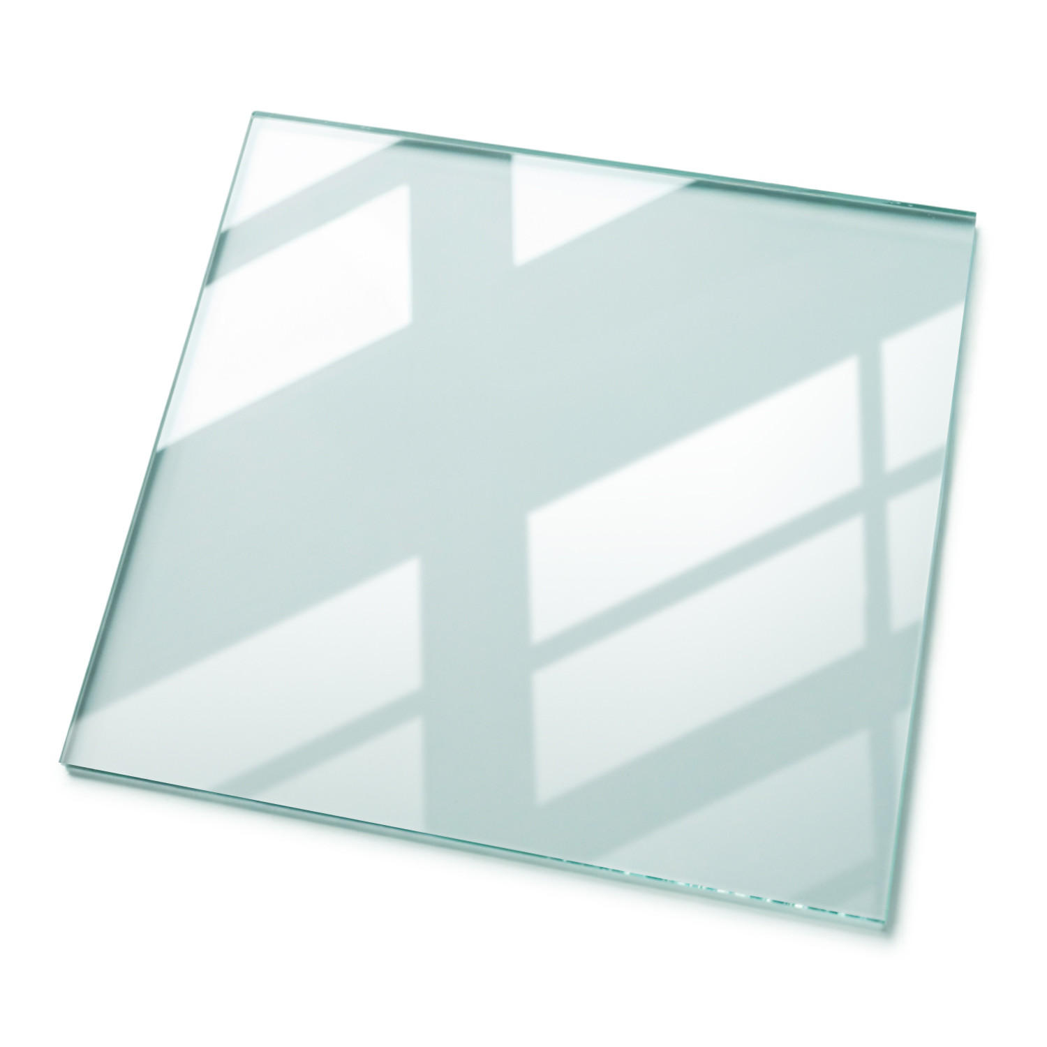 TISCHPLATTE 60 x 60 cm Transparente Glasplatte - Transparent, Glas (60/0.4/60cm) - TULUP