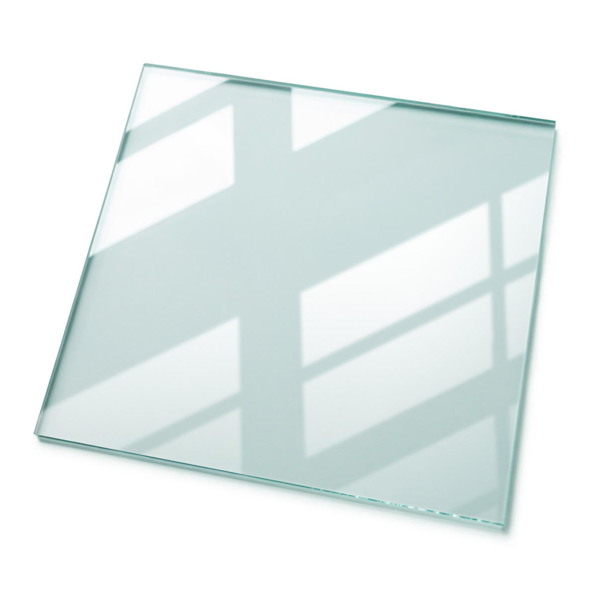 TISCHPLATTE 50 x 50 cm Transparente Glasplatte - Transparent, Glas (50/0.4/50cm) - TULUP