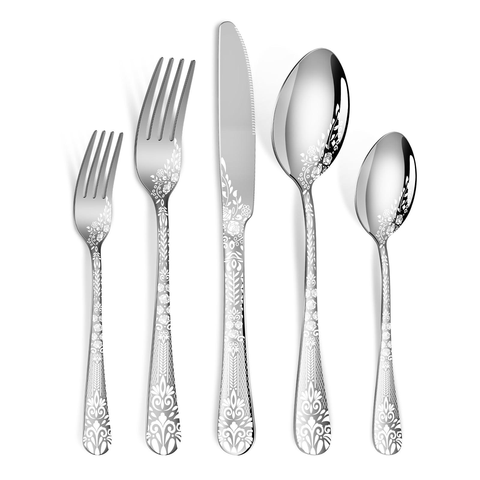 Kaket Besteckset Silber