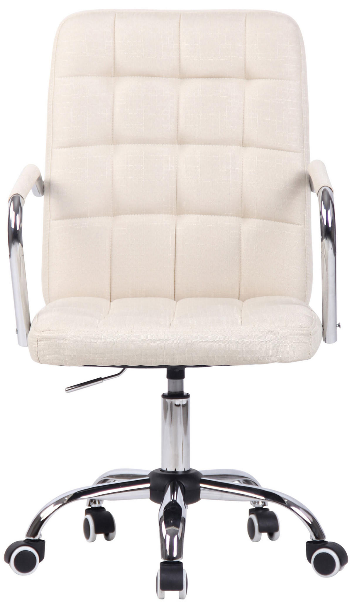 BÜROSTUHL Tenor, Stoff Creme - Creme, Textil/Metall (56/106/60cm) - TPFLiving