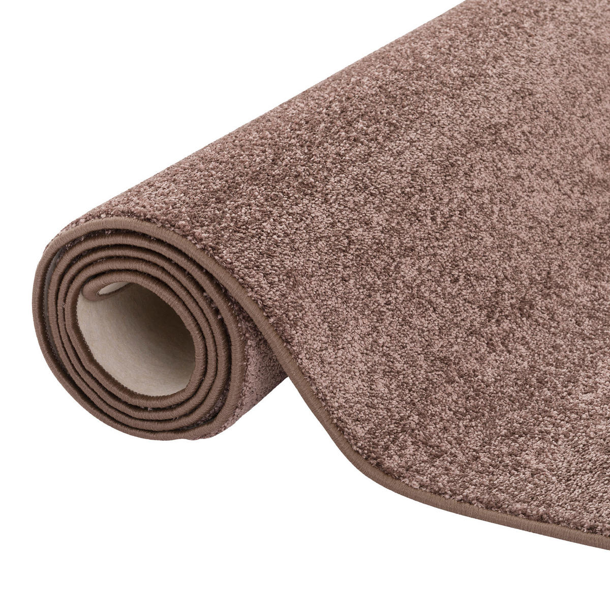 HOCHFLOR VELOURS TEPPICH LUNA - Mokka, Textil (160/240cm) - Snapstyle