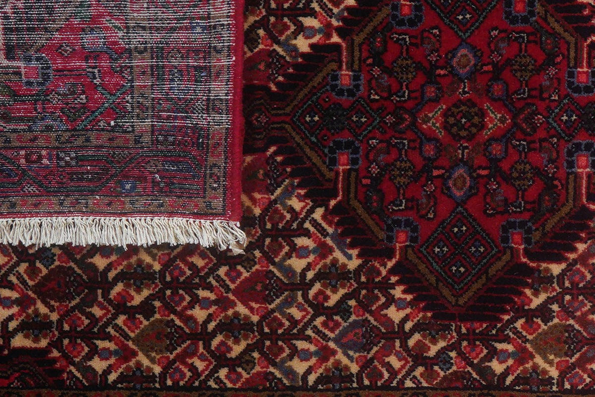 LÄUFER Orient handgeknüpft Assadabad Beige, Rot 301/83 cm Schurwolle - Beige/Rot, Textil (83/301cm) - Looma