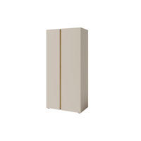KINDERKLEIDERSCHRANK LIBU 03 zweitürig 90/50/195 in Sandbeige / Geölte Eiche - Eichefarben/Beige, Holzwerkstoff (90/195/50cm) - Deine Möbel 24