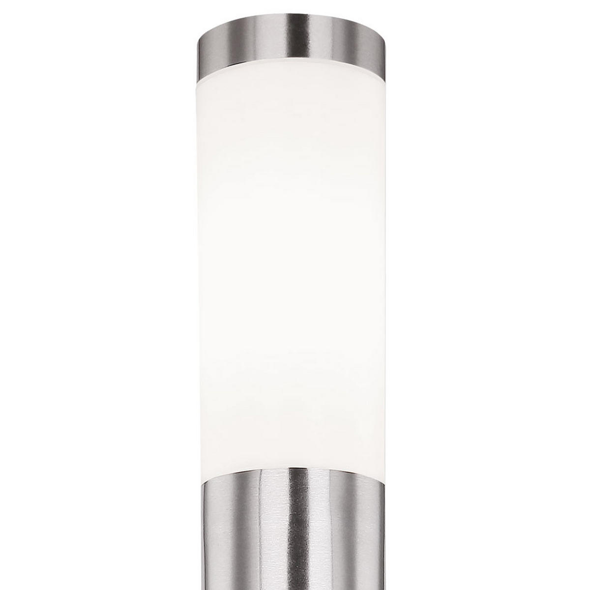 LED WEGELEUCHTE Edelstahl Silber 2er Set - Silberfarben, Metall (7.8/7.8/80cm) - Globo Lighting