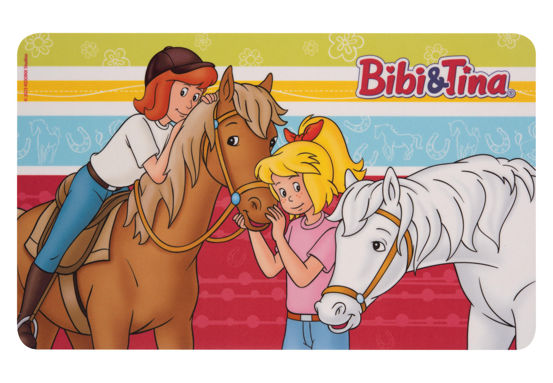 BRETTCHEN Bibi und Tina Pferde Mehrfarbig 14,5 x 23,5 cm - Multicolor, Kunststoff (14.5/23.5cm) - United Labels
