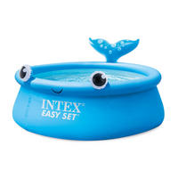 QUICK-UP POOL Wal 183 x 51 cm - 26102 - Blau, Textil (183/51cm)