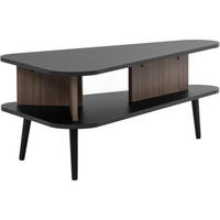 COUCHTISCH PINELLO 02 - Schwarz/Braun, Holzwerkstoff (57/100/40cm)