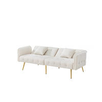 SCHLAFSOFA DE-35361 mit verstellbaren Lehnen Antikweiß - Weiß, Holzwerkstoff (82/70/178cm) - ComfortXL