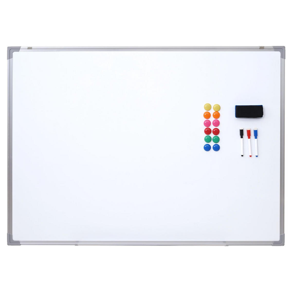 WHITEBOARD Weiß - Weiß, Metall (110/80/2cm) - MCW