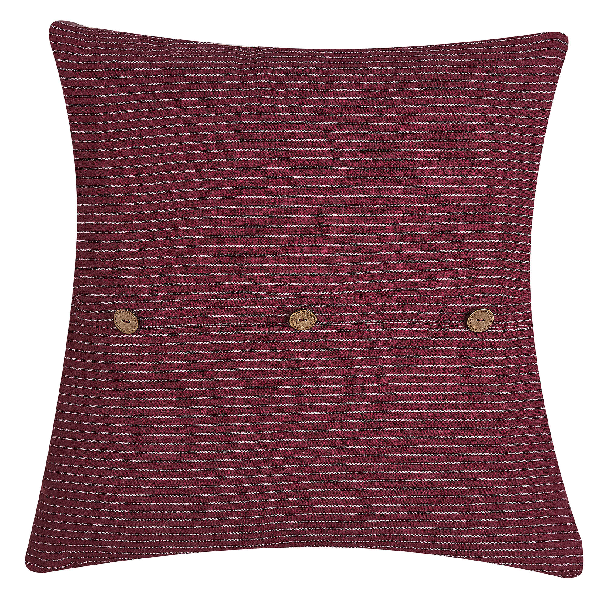 DEKOKISSEN Rot 45/45 cm Campanula - Rot, Textil (45/45cm) - Beliani