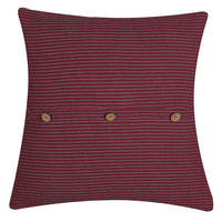 DEKOKISSEN Rot 45/45 cm Campanula - Rot, Textil (45/45cm) - Beliani