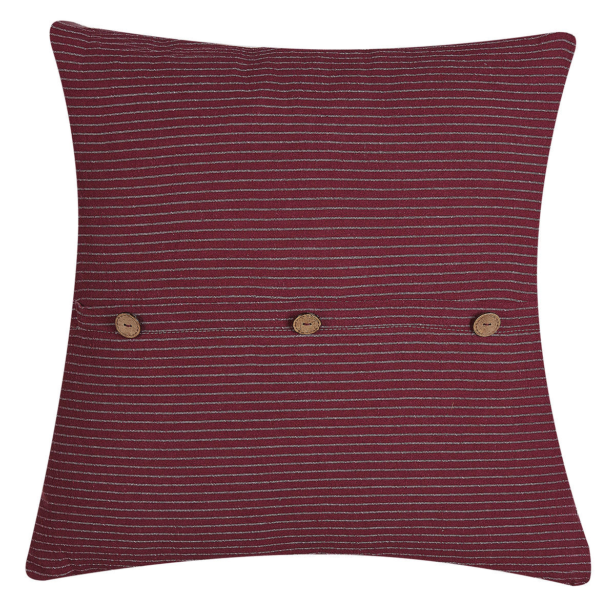 DEKOKISSEN Rot 45/45 cm Campanula - Rot, Textil (45/45cm) - Beliani