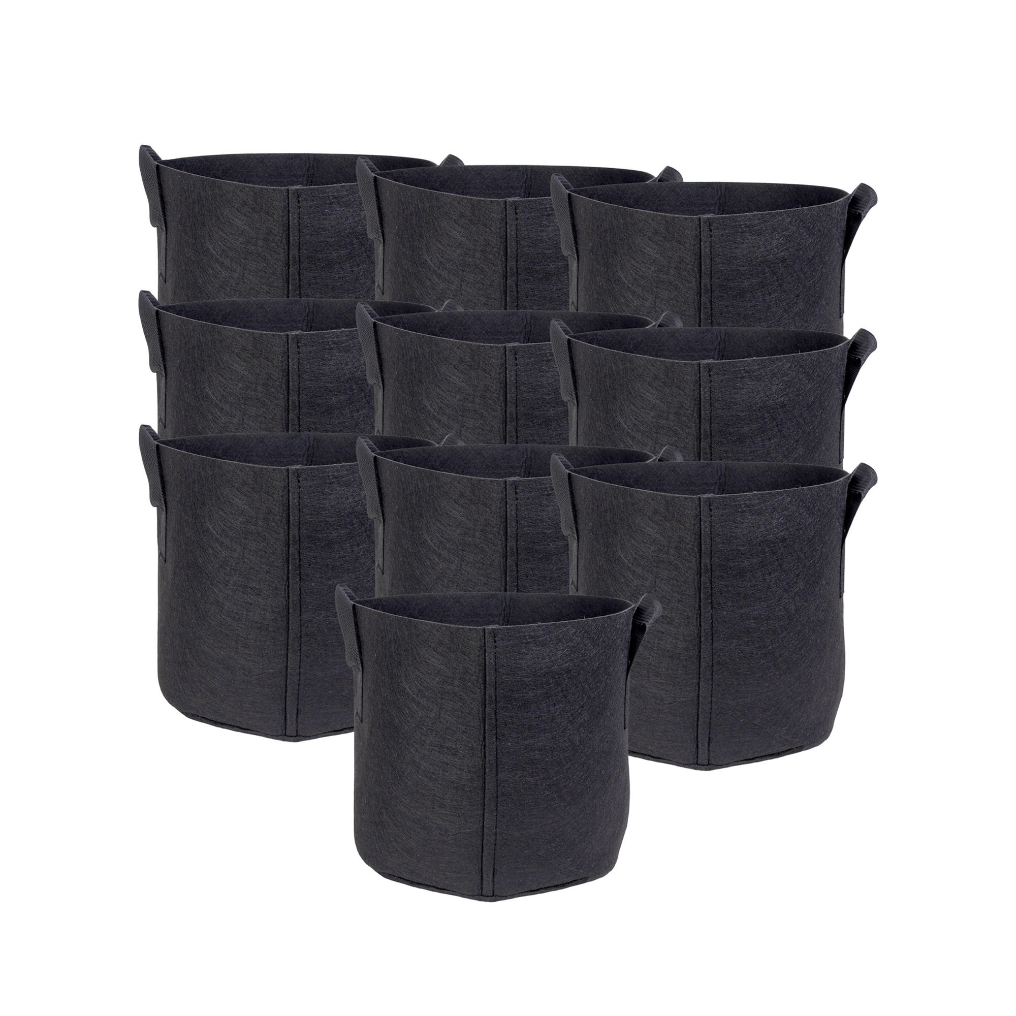 Intirilife Pflanzsack Schwarz