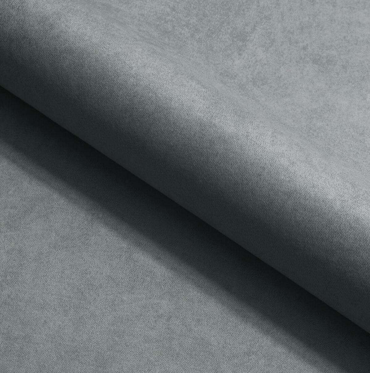 ECKSOFA BABU mit Bettfunktion – Moderne Polsterecke für Wohnzimmer, Funktionales Schlafsofa im Stoff CLOUD, 300x105x60 cm, Rechte, – Graphit - Schieferfarben, Holz/Textil (300/190cm) - DomoHome