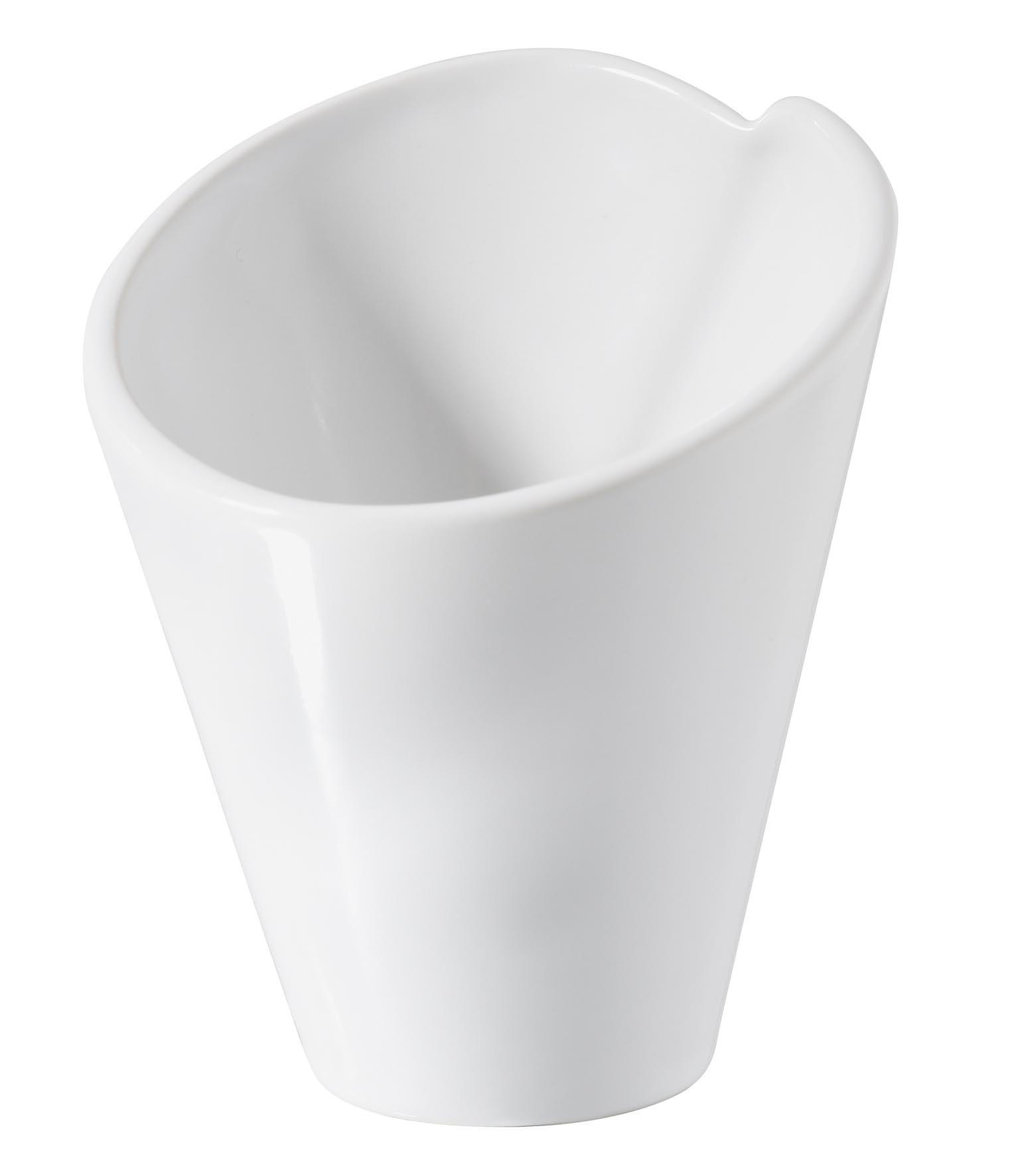 POMMESTÜTE KEGEL MINI 6 cm Weiss - Weiß, Keramik (6/6.5/6cm) - Revol Porcelaine France