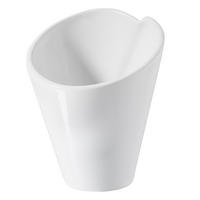 POMMESTÜTE KEGEL MINI 6 cm Weiss - Weiß, Keramik (6/6.5/6cm) - Revol Porcelaine France