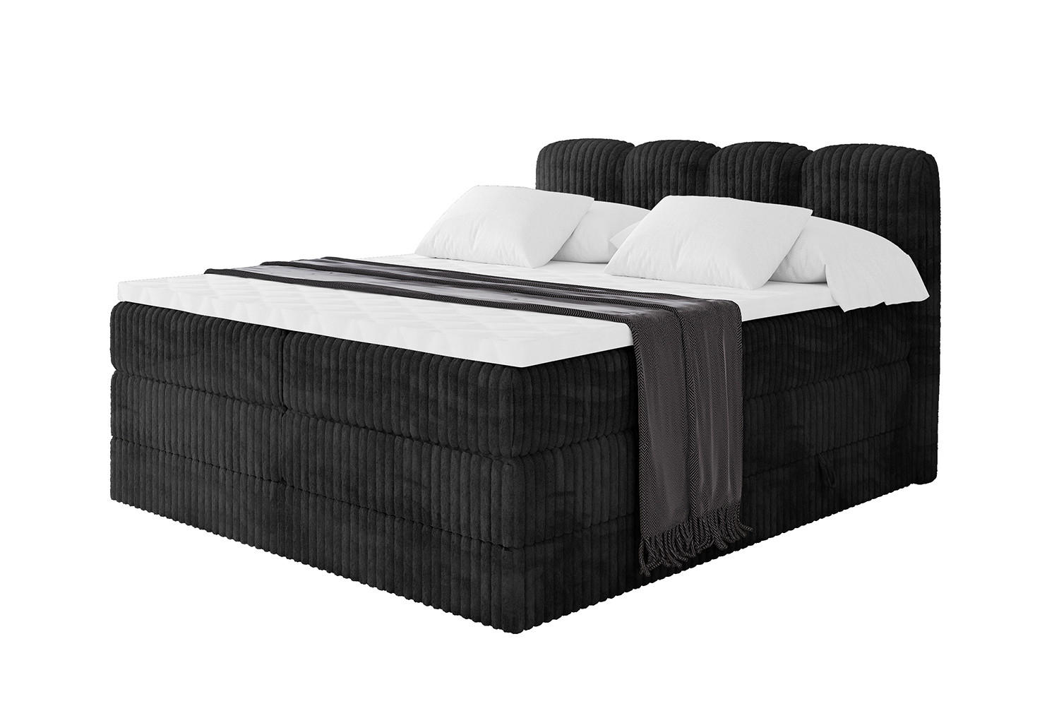 Altdecor Boxbett Graubraun 120x200 cm