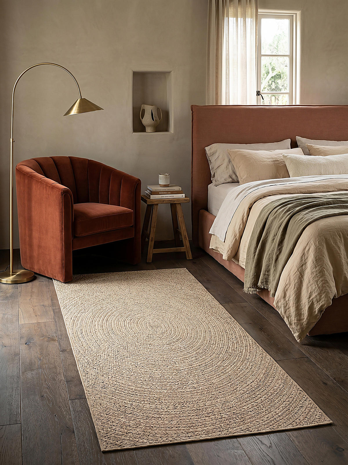 TEPPICHLÄUFER Berber CORDEV Polypropylen Natur 60 x 180 cm - Beige, Textil (60/180cm) - KADIMA DESIGN