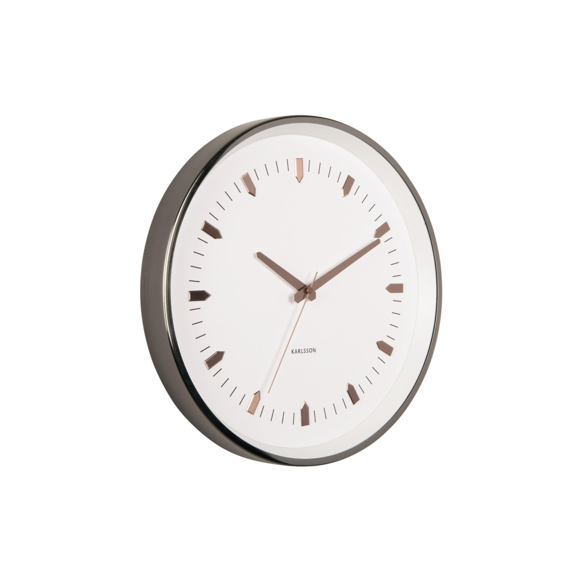 Karlsson Wanduhr Grau 35x4.5x35 cm
