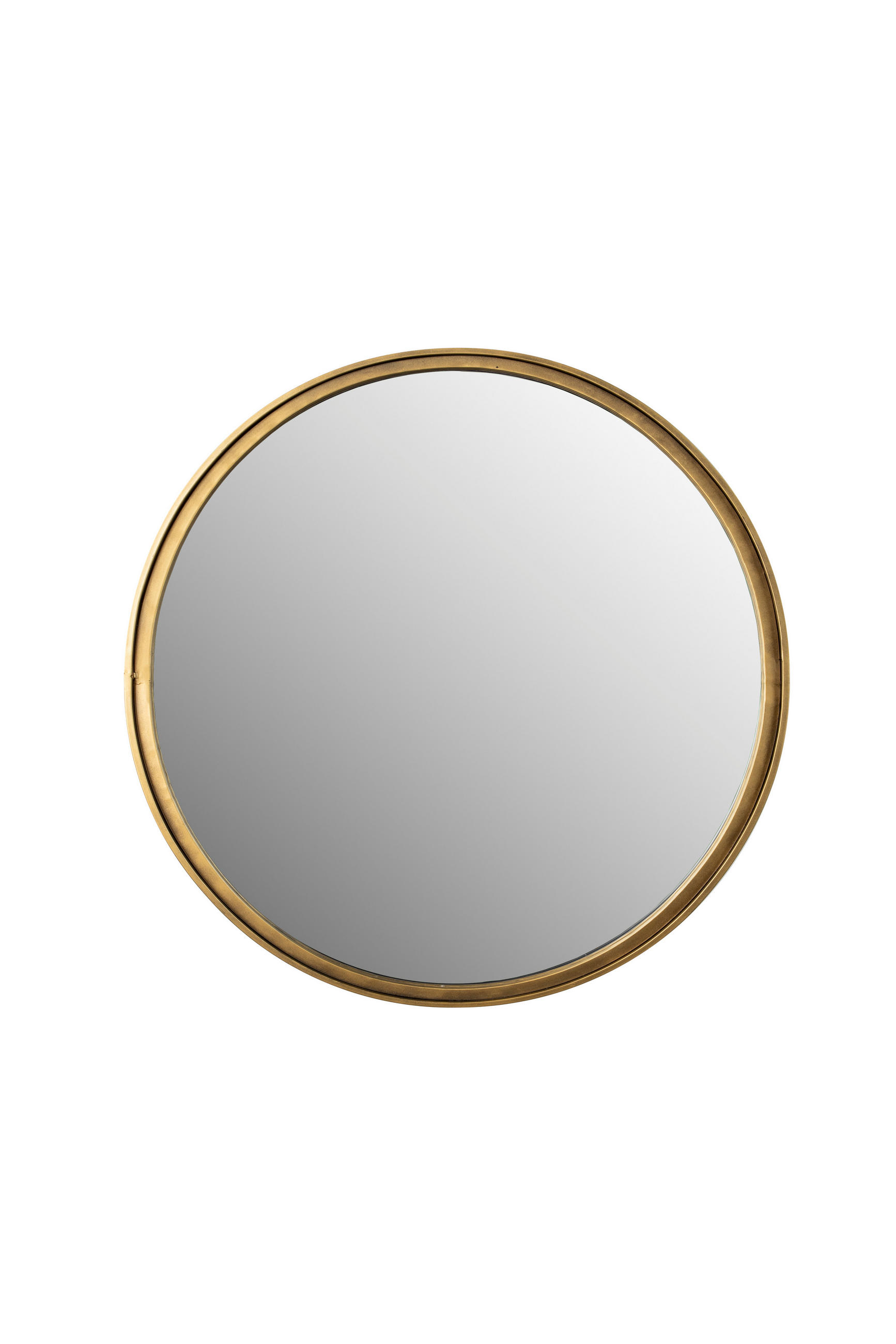 SPIEGEL Matz - Bronze - 60/60/2.7 cm - Bronzefarben, Metall (60/2.7/60cm) - Novel