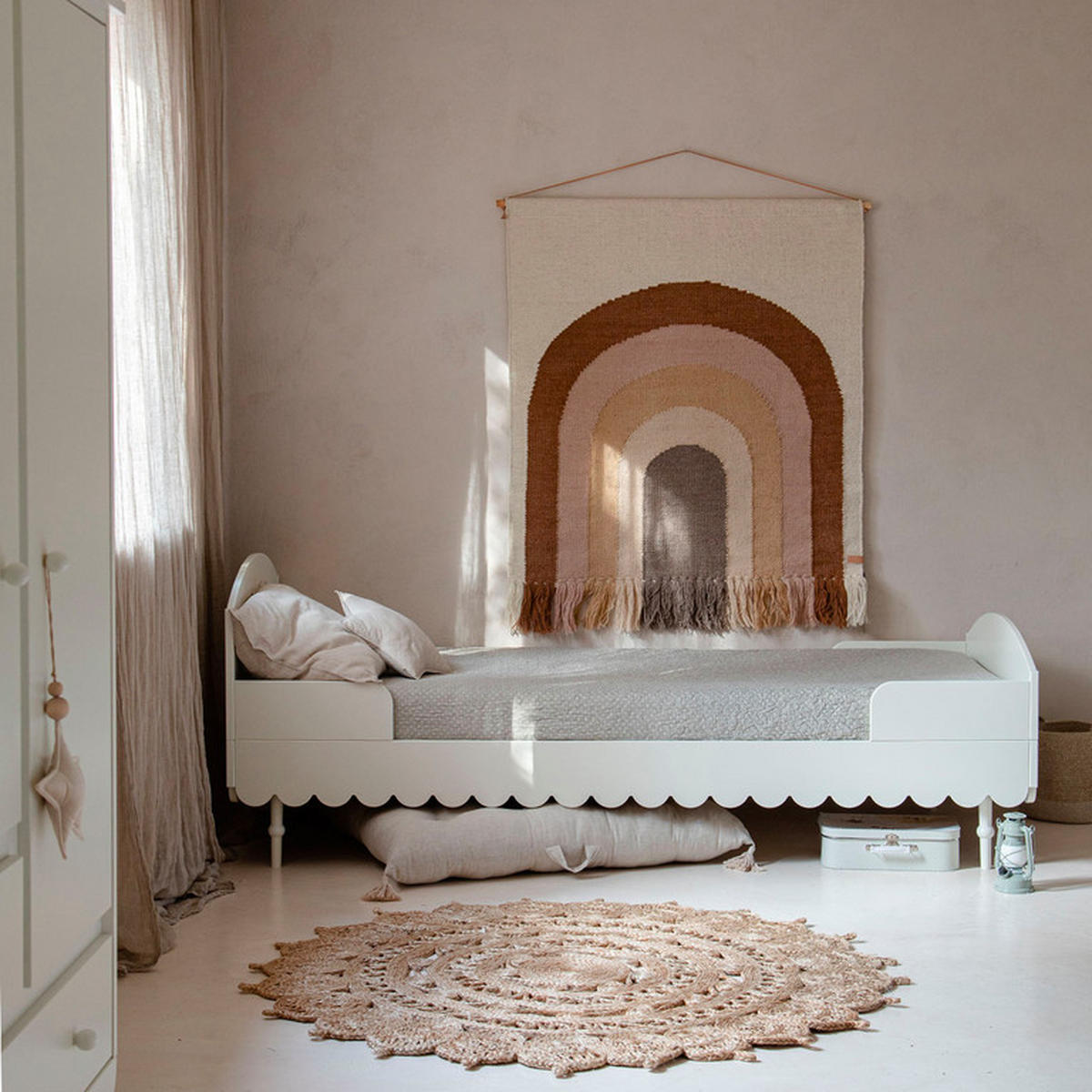 POSTEL 90/200 Babushka Bílá - bílá, kompozitní dřevo (90/200cm) - Petits-meubles