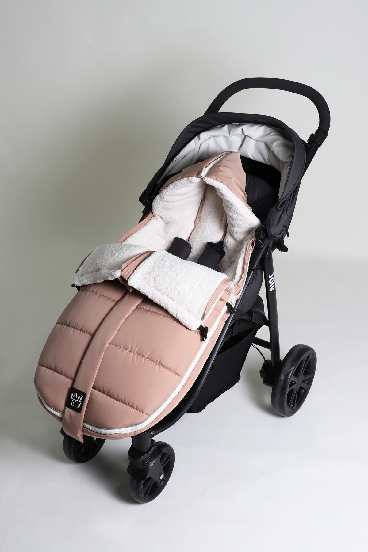 KINDERWAGEN-FUSSSACK Mila, sand/creme - Sandfarben, Textil (48/7/105cm) - Kaiserbaby