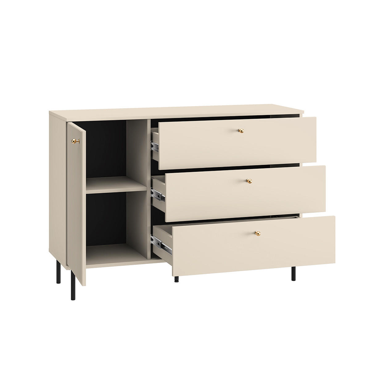 SIDEBOARD Nova Beige - Beige, Holzwerkstoff (120/85/40cm) - Petits-meubles
