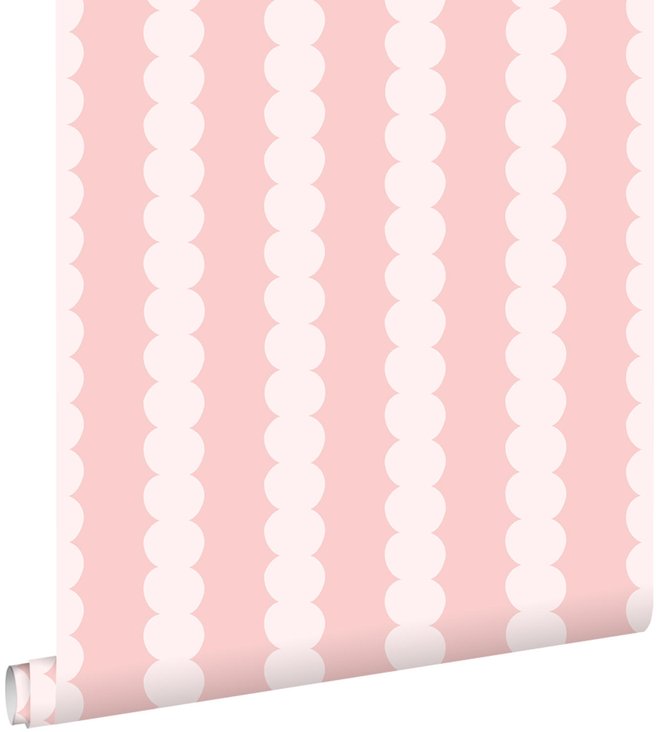 TAPETE grafisches Muster 0.53 x 10.05 m - Pink, Papier (53/1000cm) - ESTAhome