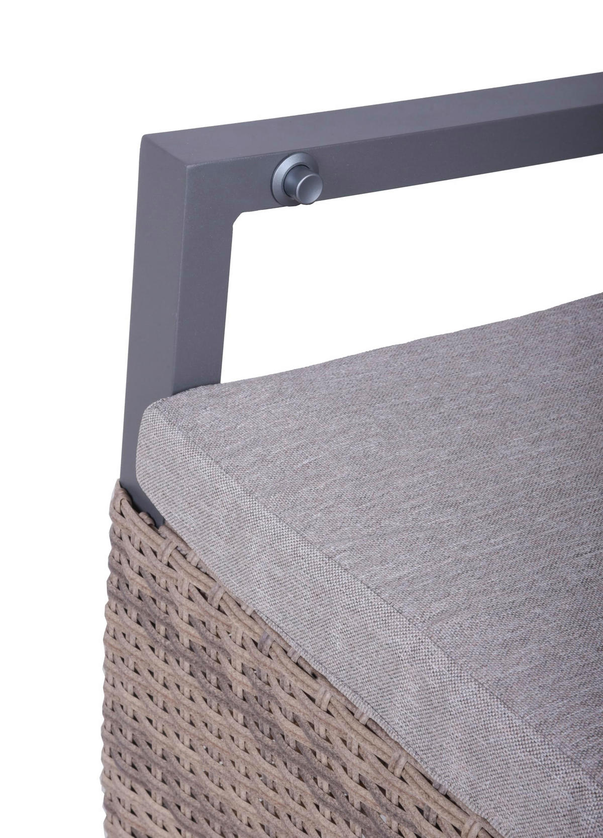 GARTENSTUHL 2er Set Aachen Hochlehner - Champagner, Kunststoff (67/112/60cm) - DELUKE