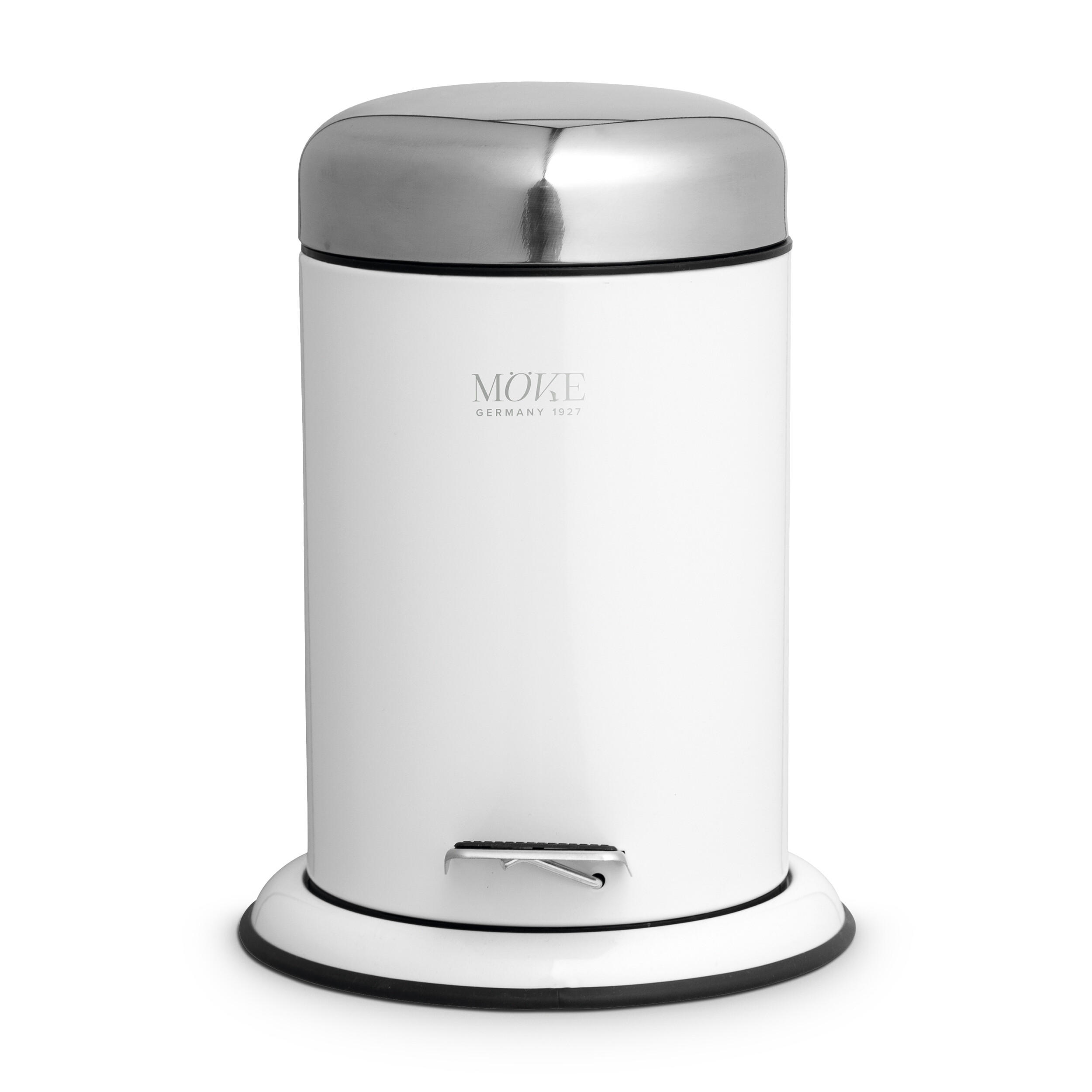 TRETEIMER PUSH - Weiß, Metall (22/30/22cm) - MÖVE