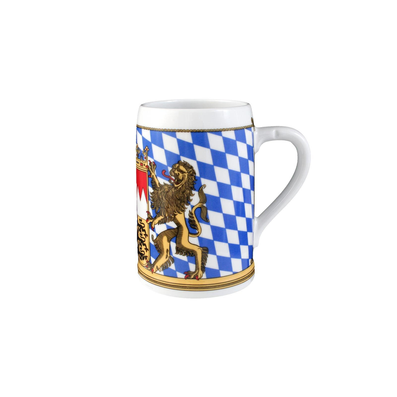 BIERKRUG OHNE DECKEL Compact Bayern bunt 0,75 l - Multicolor, Keramik (0.75L) - Seltmann Weiden