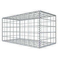 GABIONEN Steinkorb aus Stahl, 100/50/50 cm, Feuerverzinkt - Grau, Metall (50/50cm) - Niederberg Metall