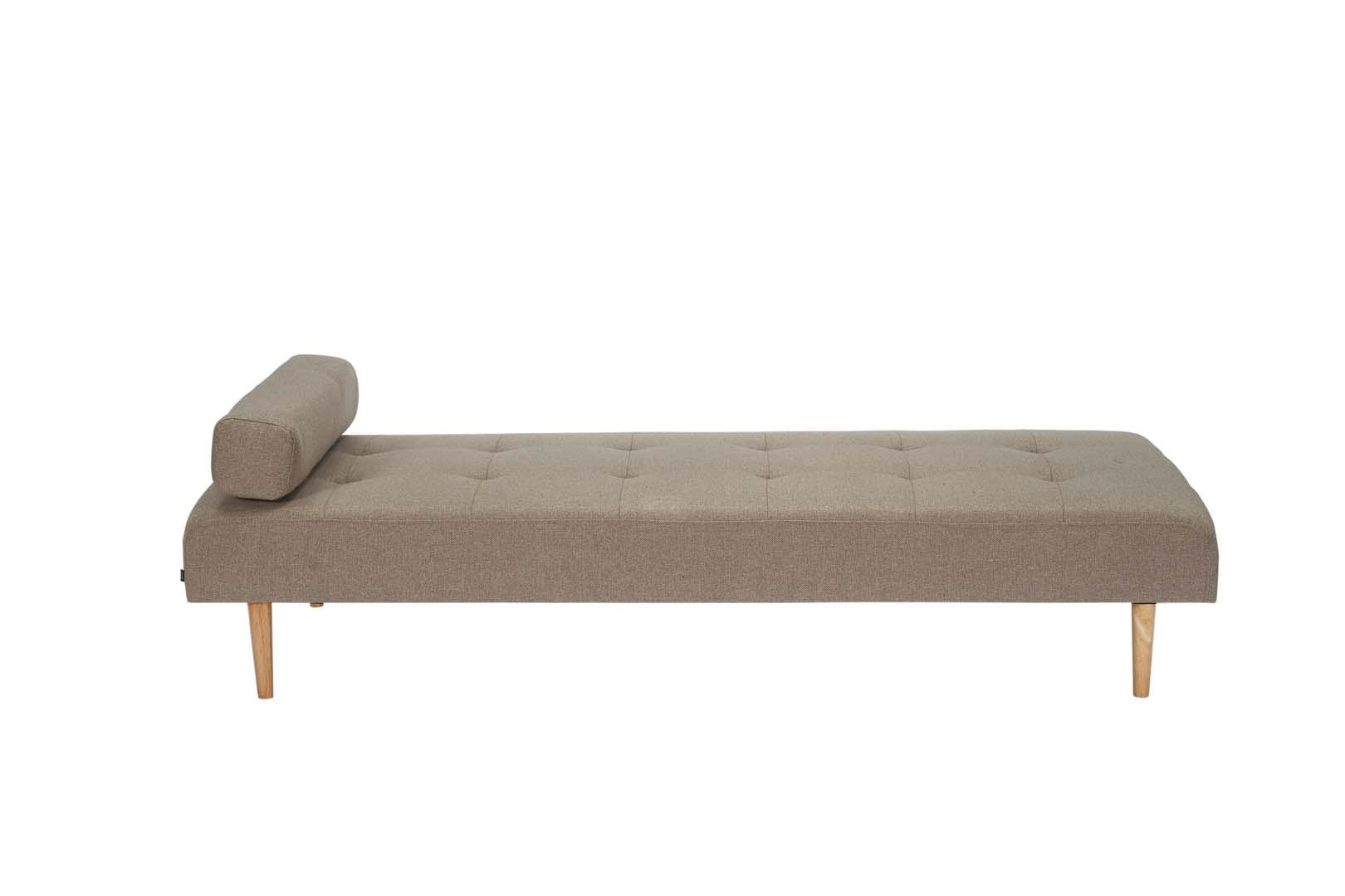 RÉCAMIERE stoff braun - Braun, Textil (200/38/80cm) - ebuy24