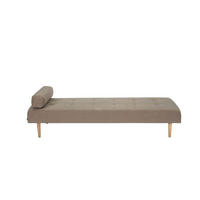 RÉCAMIERE stoff braun - Braun, Textil (200/38/80cm) - ebuy24