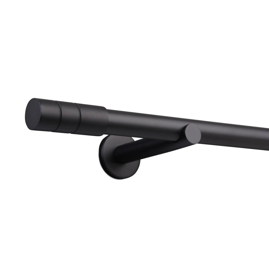 Deco-Raum Gardinenstange Schwarz 320 cm