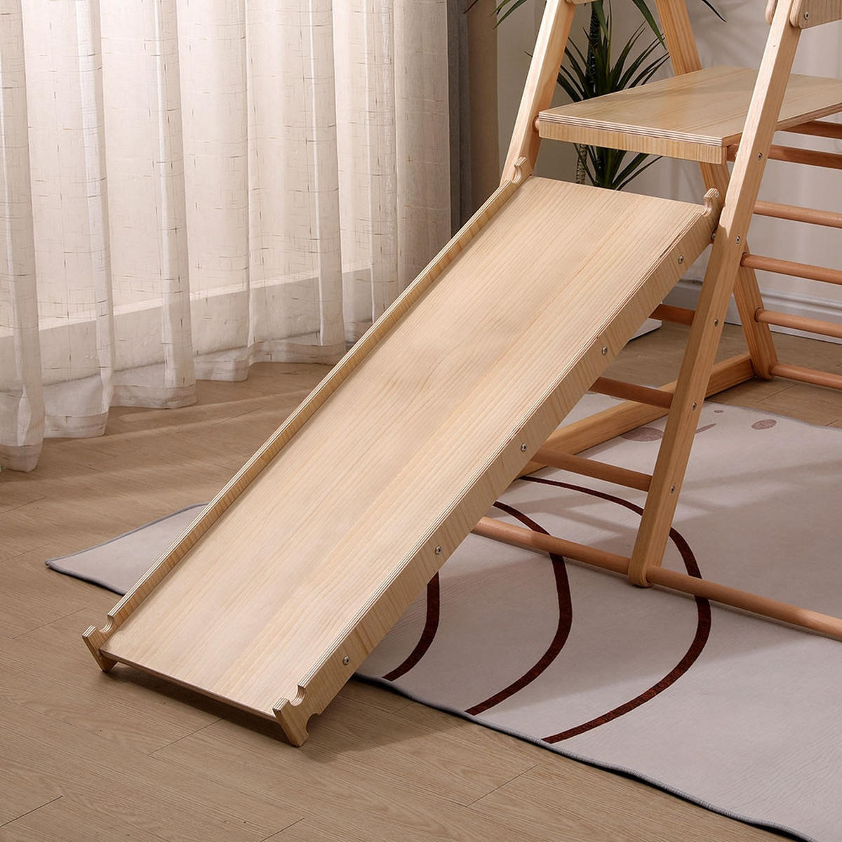 KLETTERGERÜST IDA - Naturfarben, Holz (112/115.5/182cm) - Home Deluxe