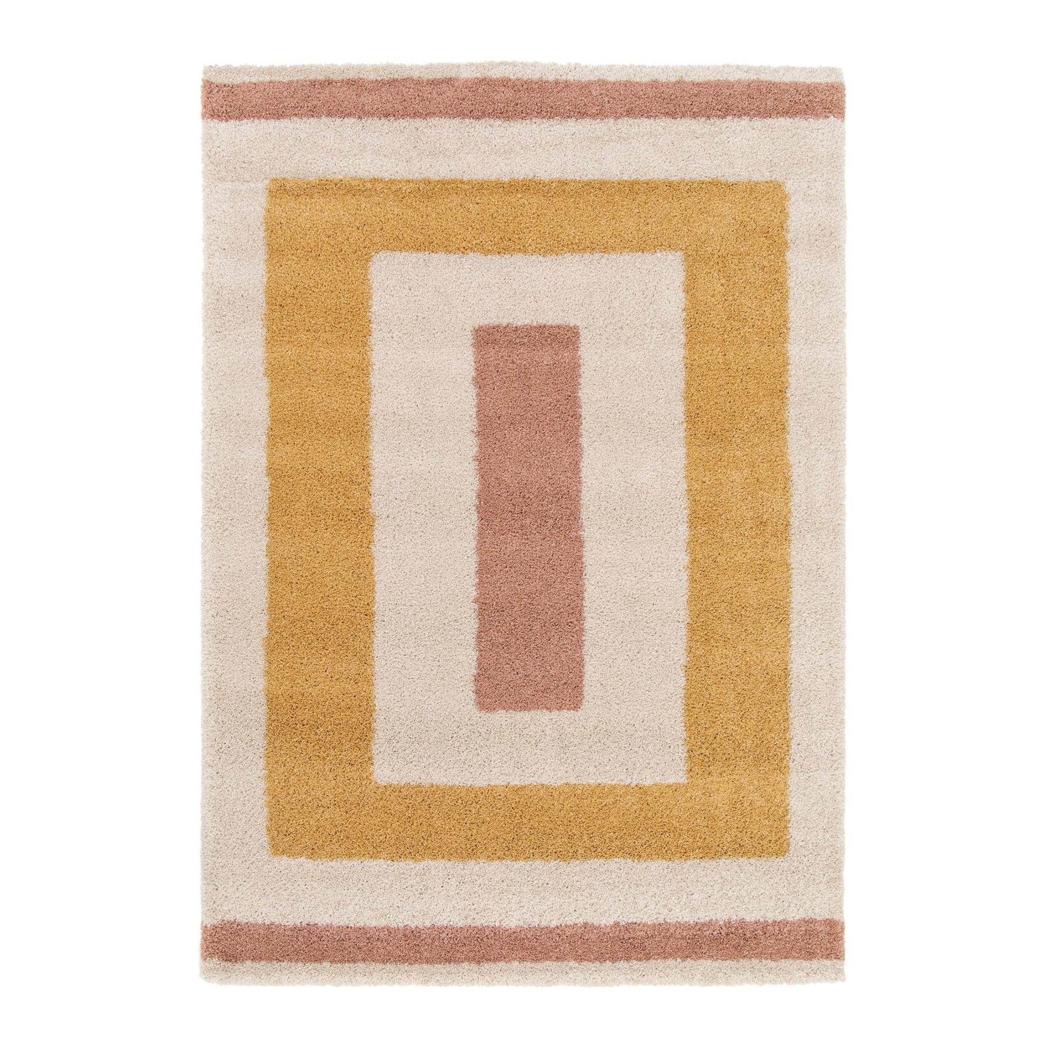 TEPPICH dicker und bequemer Shaggy gelb - Gelb, Textil (120/170cm) - AFK Living