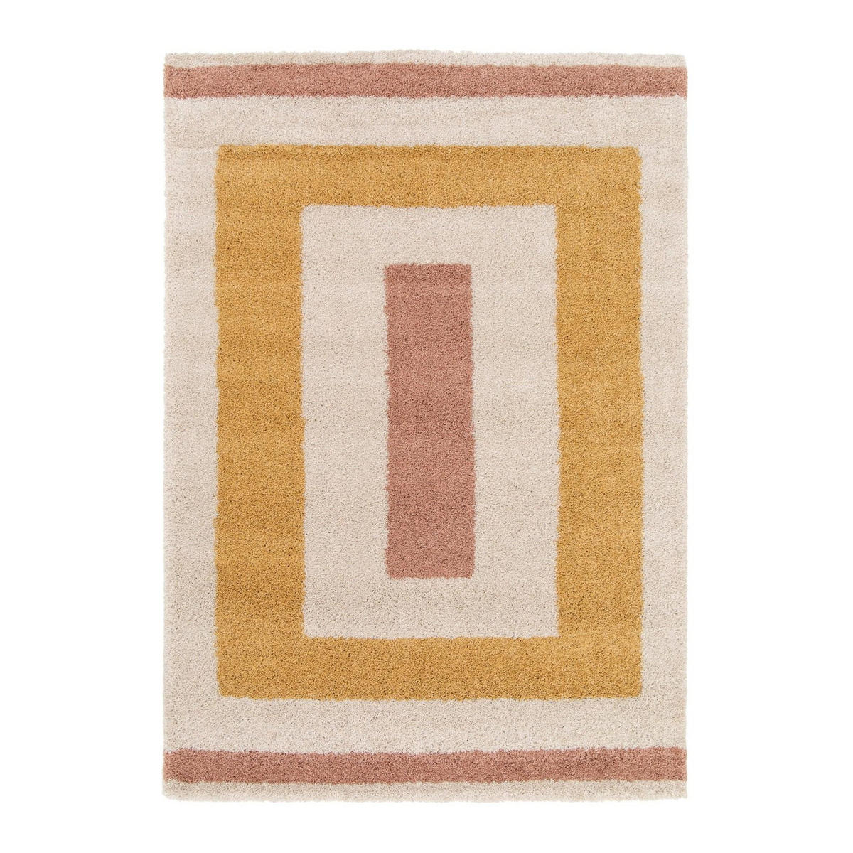 TEPPICH dicker und bequemer Shaggy gelb - Gelb, Textil (120/170cm) - AFK Living